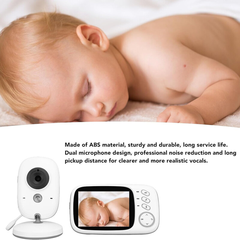 Baby monitor pentru supraveghere bebe Techsuit, VB603, alb