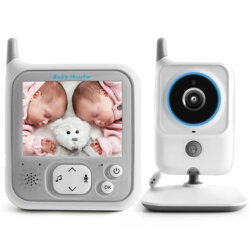 Baby monitor pentru monitorizare copii Techsuit, VB607, alb