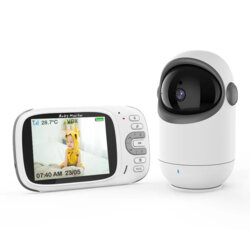 Monitor bebelus pentru supraveghere copii Techsuit, VB802, alb