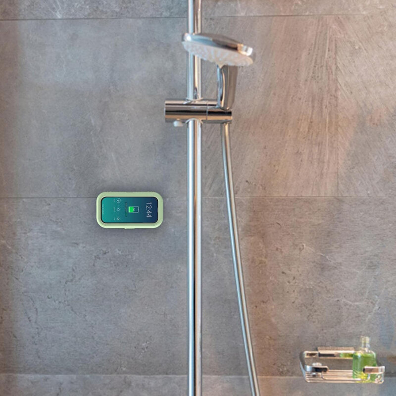 Suport de perete pentru telefon, retractabil Techsuit, verde, LC-999