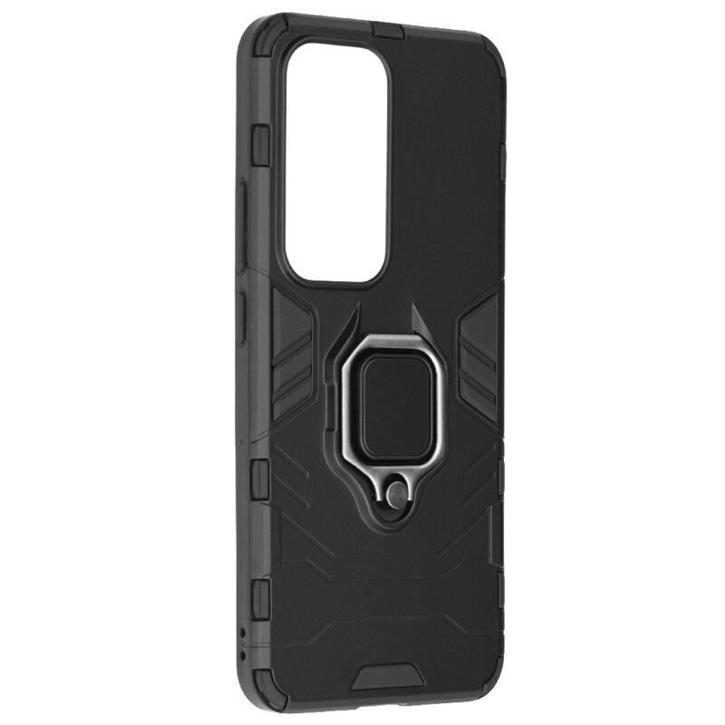 Husa Oppo Reno12 Techsuit Silicone Shield, negru