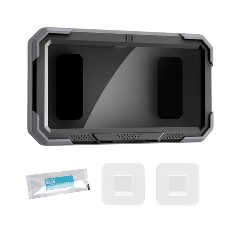 Suport de perete pentru telefon, impermeabil Techsuit, negru, LC-888