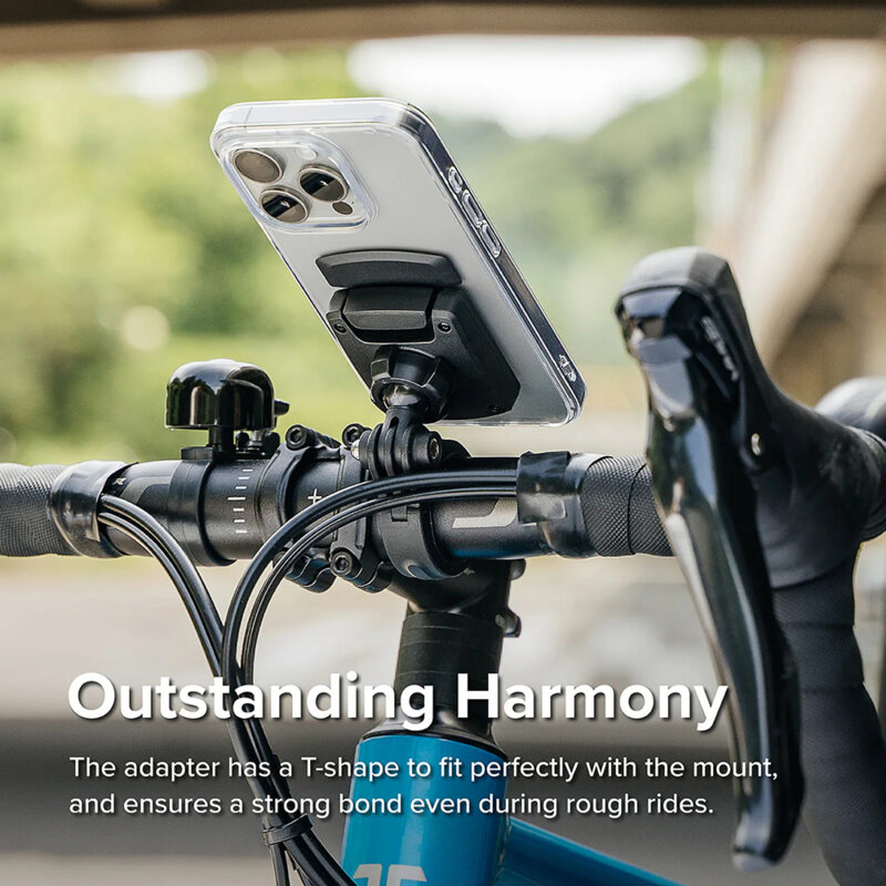 [Pachet 2x] Adaptor suport telefon bicicleta Ringke Quick & Go, negru