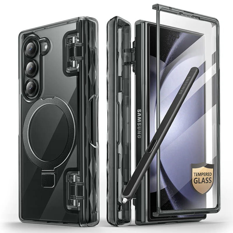 Husa Samsung Galaxy Z Fold6 I-Blason Cosmo Pro MagSafe, Frost Black