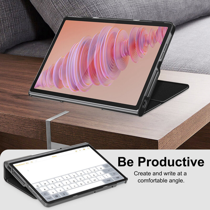 Husa Lenovo Tab Plus Techsuit FoldPro, negru