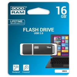 Stick USB 2.0 GOODRAM UMO2 16 GB - Black