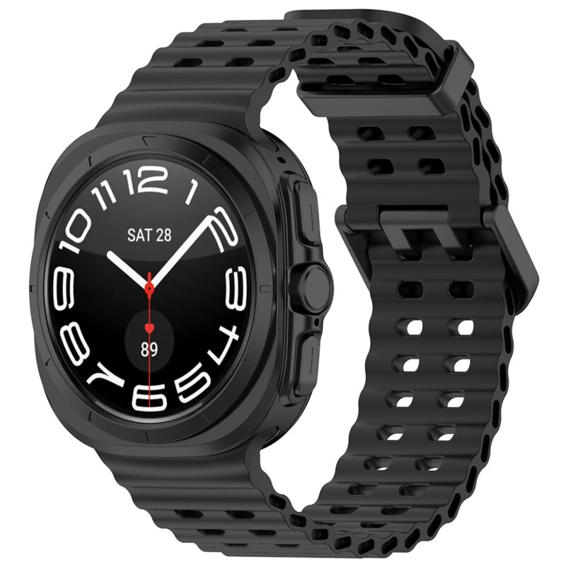 Curea Samsung Galaxy Watch Ultra 47mm Techsuit, negru, W062