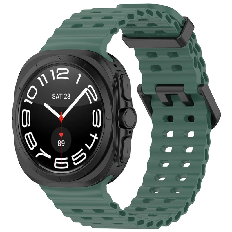 Curea Samsung Galaxy Watch Ultra 47mm Techsuit, verde, W062