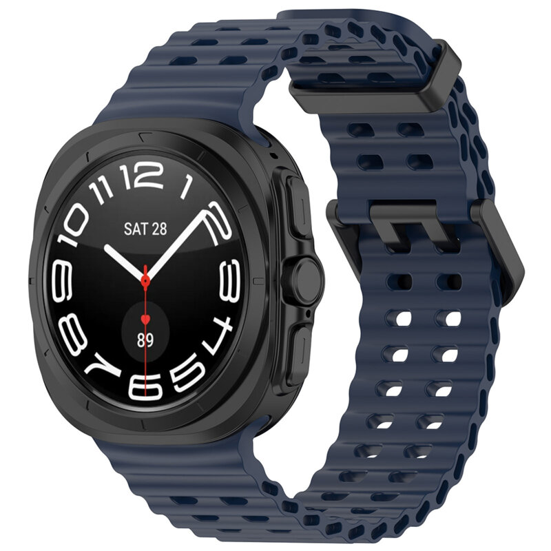 Curea Samsung Galaxy Watch Ultra 47mm Techsuit, bleumarin, W062
