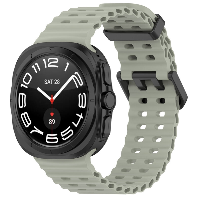 Curea Samsung Galaxy Watch Ultra 47mm Techsuit, verde deschis, W062
