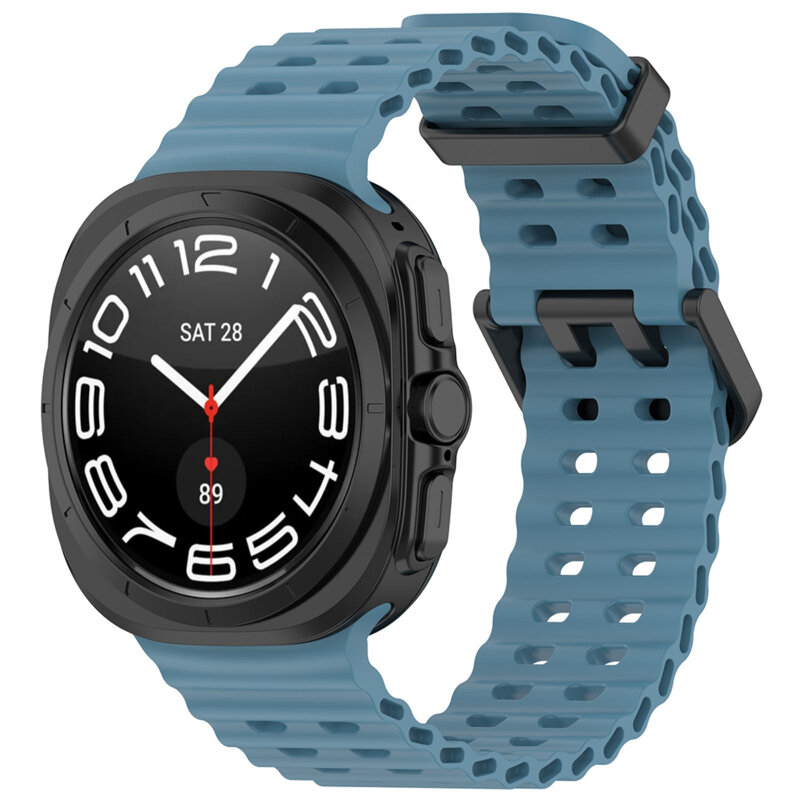 Curea Samsung Galaxy Watch Ultra 47mm Techsuit, albastru deschis, W062