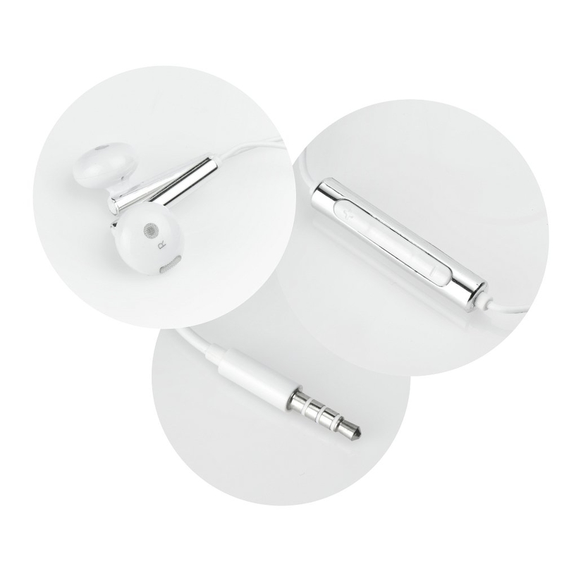 Casti Enjoy Stereo Jack 3.5mm Cu Microfon Si Butoane Control - Argintiu