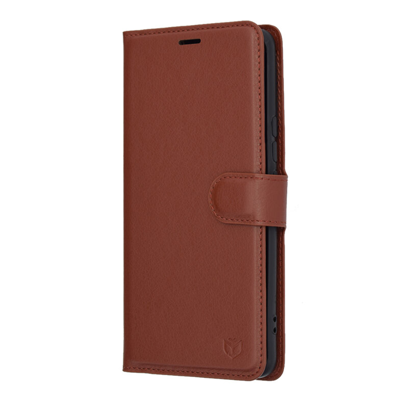 Husa Honor 90 Techsuit Leather Folio, maro