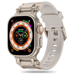 Curea Apple Watch 6 44mm Techsuit, argintiu, W064