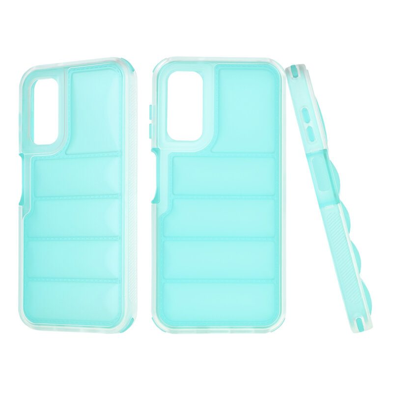 Husa Samsung Galaxy A14 5G Techsuit Wave Shield, turcoaz