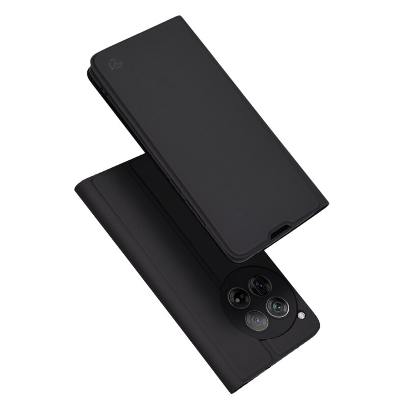 Husa OnePlus 12 Techsuit Magskin Book, negru