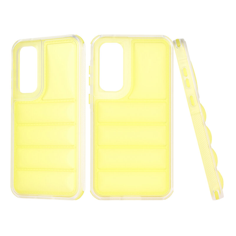Husa Samsung Galaxy A55 5G Techsuit Wave Shield, galben
