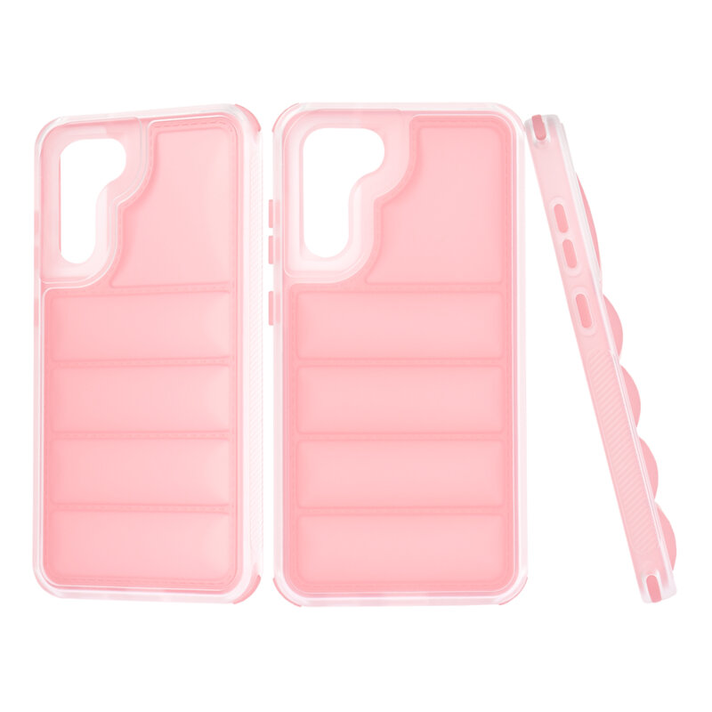 Husa Samsung Galaxy S21 FE 5G Techsuit Wave Shield, roz