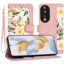 Husa personalizata fete Honor 90 Techsuit FlipCraft, roz