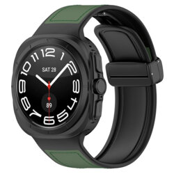 Curea Samsung Galaxy Watch Ultra 47mm Techsuit, verde, W056