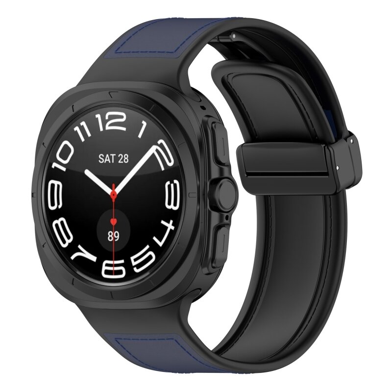 Curea Samsung Galaxy Watch Ultra 47mm Techsuit, bleumarin, W056