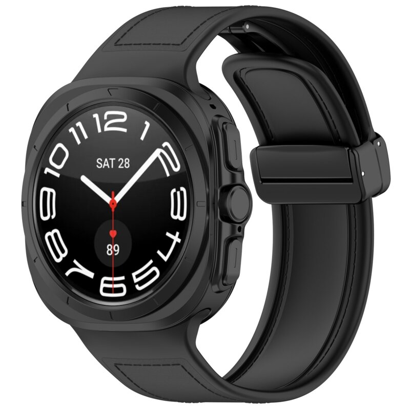 Curea Samsung Galaxy Watch Ultra 47mm Techsuit, negru, W056