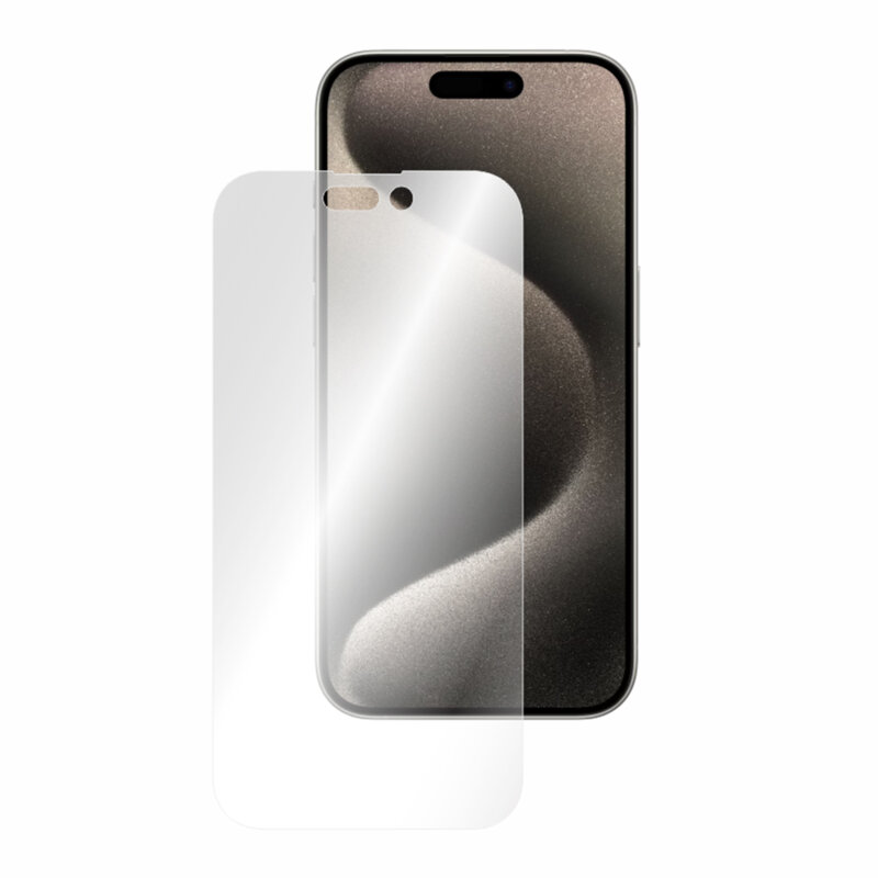[Pachet 2x] Folie regenerabila premium iPhone 15 Pro Max Smart Protection Classic, transparenta