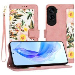 Husa personalizata fete Honor 90 Lite Techsuit FlipCraft, roz