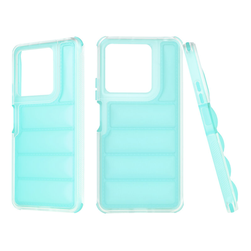 Husa Xiaomi Redmi Note 13 5G Techsuit Wave Shield, turcoaz
