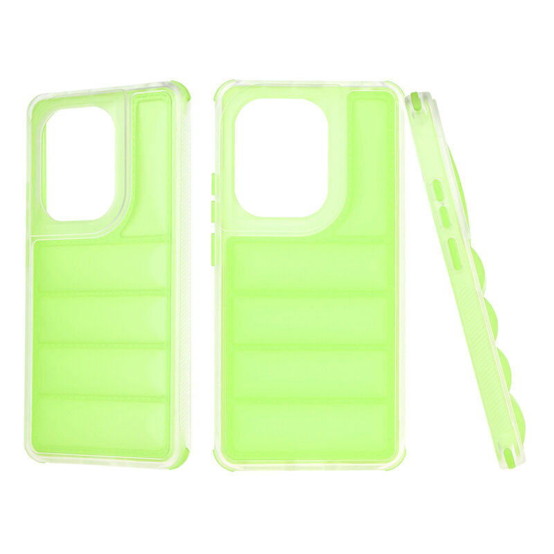 Husa Xiaomi Poco M6 Pro 4G Techsuit Wave Shield, verde