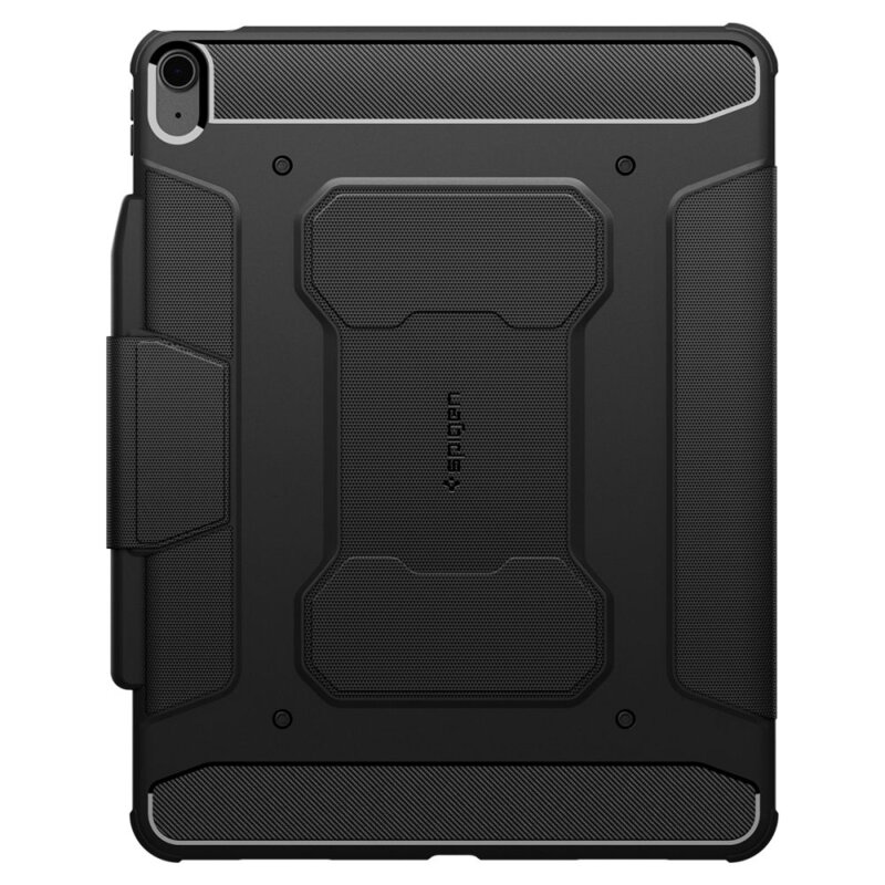 Husa iPad Air 13 (2024) Spigen Rugged Armor Pro, negru