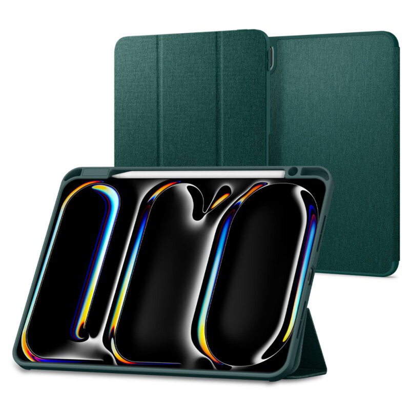 Husa iPad Pro 11 (2024) Spigen Urban Fit, verde