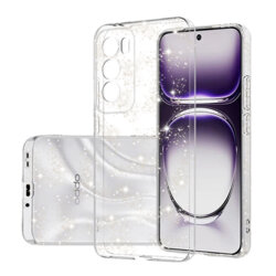 Husa sclipici Oppo Reno12 Techsuit SparkleSkin, transparenta