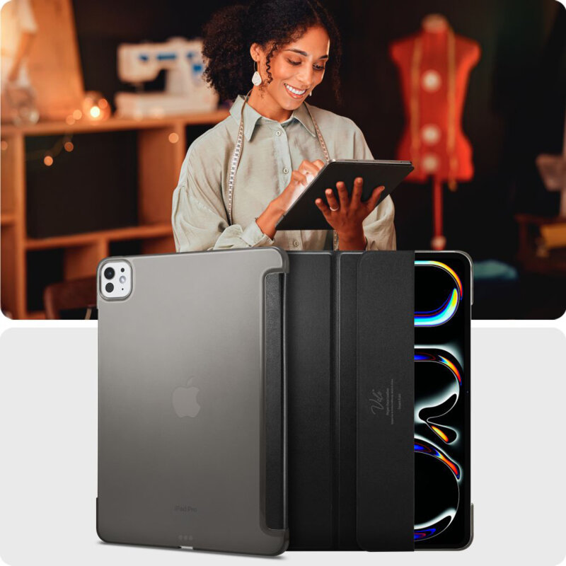 Husa iPad Pro 11 (2024) Spigen Smart Fold , negru