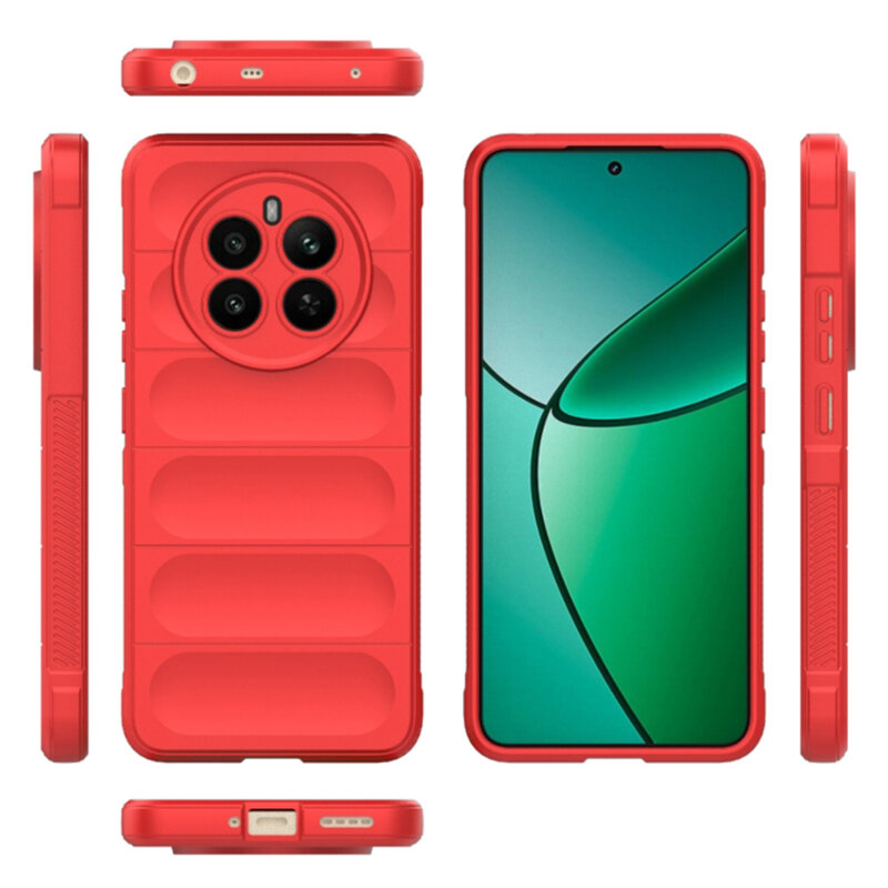 Husa Realme 12 4G Techsuit Magic Shield, rosu