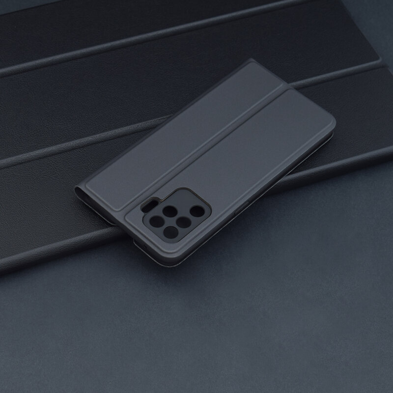 Husa Oppo Reno5 Lite Techsuit Magskin Book, negru