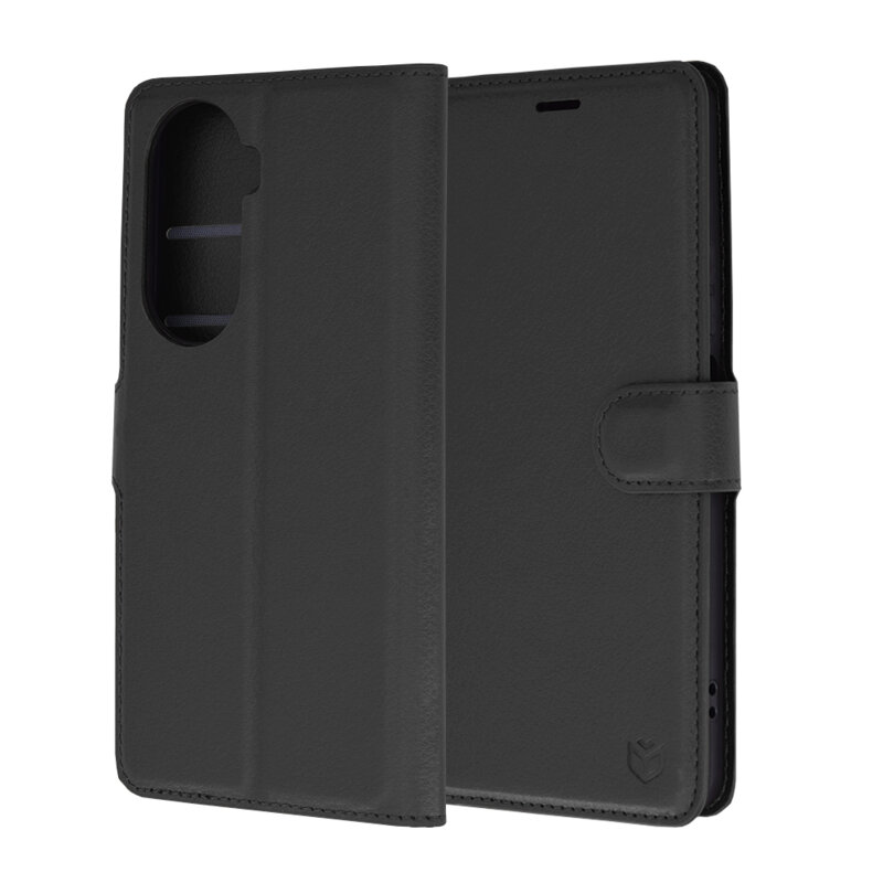 Husa Huawei nova 11 SE Techsuit Leather Folio, negru