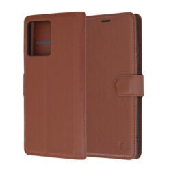 Husa Motorola Edge 50 Ultra Techsuit Leather Folio, maro