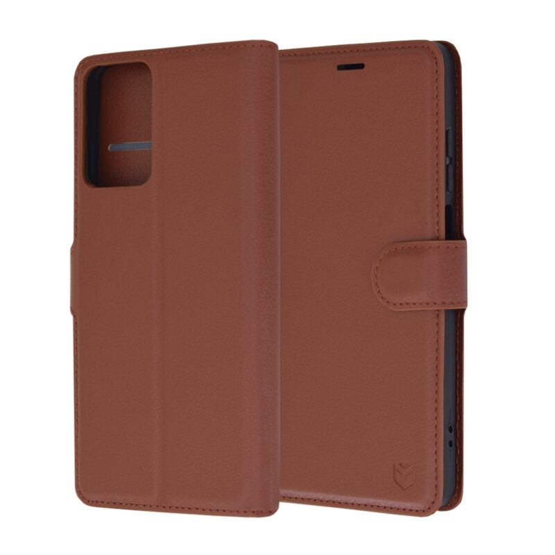 Husa Motorola Moto G24 Power Techsuit Leather Folio, maro