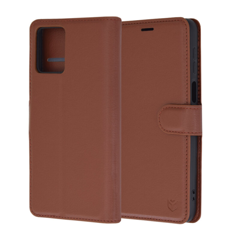 Husa Motorola Moto G64 Techsuit Leather Folio, maro