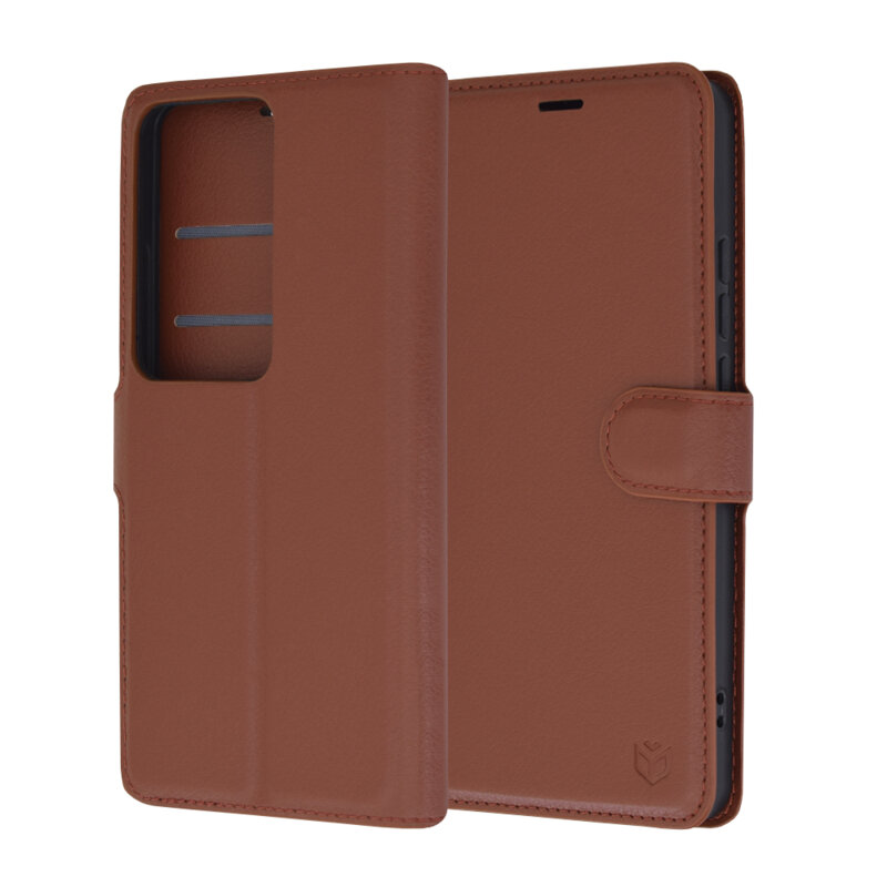 Husa Oppo Reno11 F Techsuit Leather Folio, maro