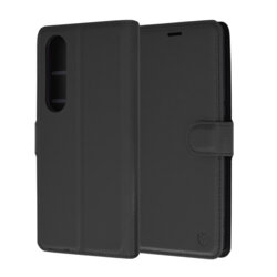 Husa Sony Xperia 1 VI Techsuit Leather Folio, negru