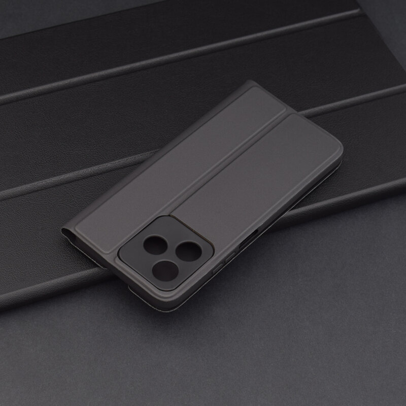 Husa Realme C53 Techsuit Magskin Book, negru