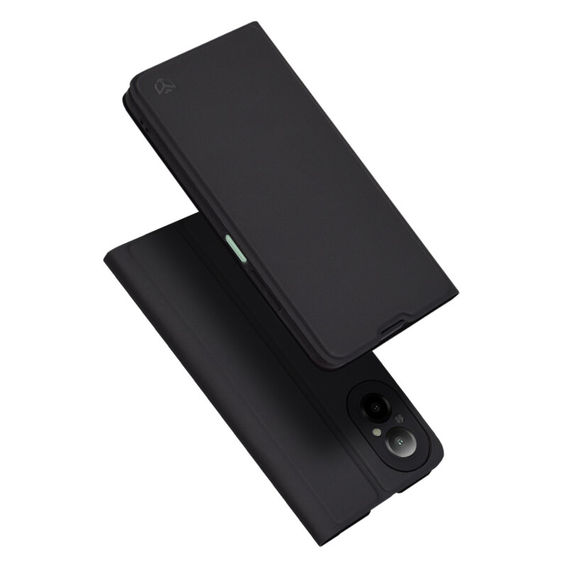 Husa Realme C67 4G Techsuit Magskin Book, negru