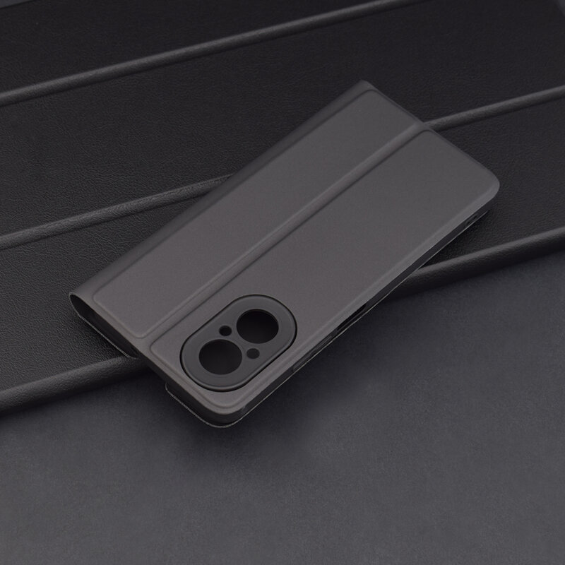 Husa Realme C67 4G Techsuit Magskin Book, negru