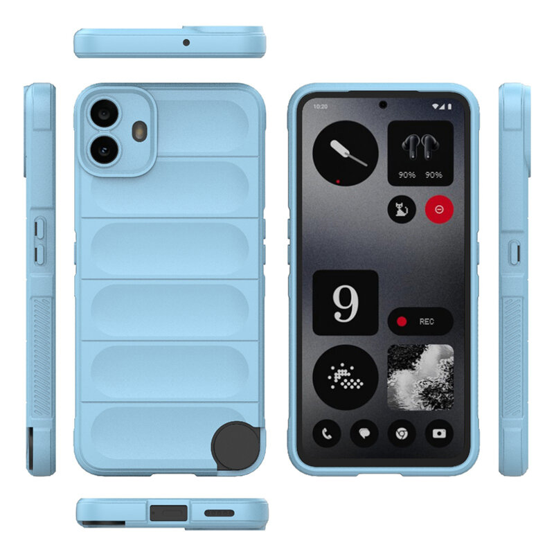 Husa Nothing CMF Phone 1 Techsuit Magic Shield, bleu