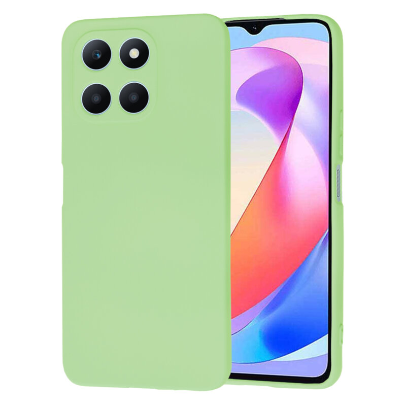 Husa silicon Honor X6a Techsuit SoftFlex, verde deschis