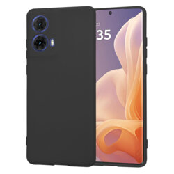 Husa silicon Motorola Moto G85 Techsuit SoftFlex, negru