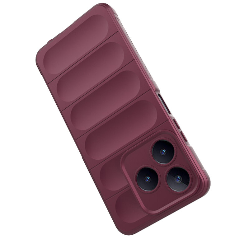 Husa Realme C63 Techsuit Magic Shield, bordo