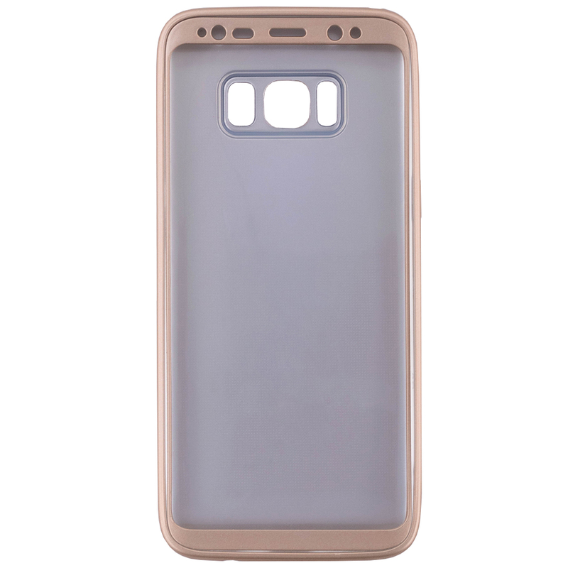 Husa Samsung Galaxy S8+, Galaxy S8 Plus Silicon Case 360 Full Cover Auriu